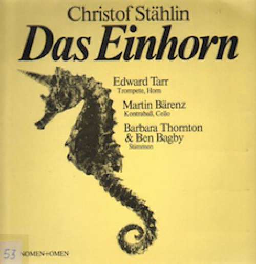 Cover Christof Stählin - Das Einhorn (LP, Album) Schallplatten Ankauf
