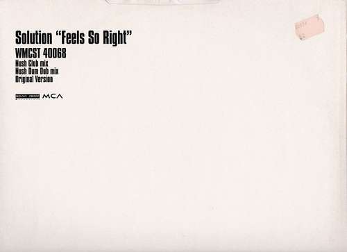 Cover Solution - Feels So Right (12, Promo) Schallplatten Ankauf