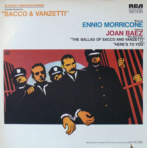 Cover Ennio Morricone - Sacco & Vanzetti (An Original Soundtrack Recording) (LP, Album, Ind) Schallplatten Ankauf