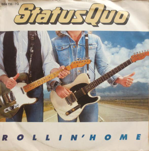 Cover Status Quo - Rollin' Home (7, Single) Schallplatten Ankauf