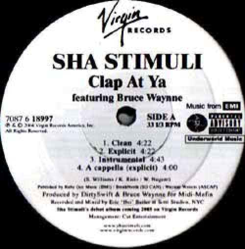 Bild Sha Stimuli - Clap At Ya (12, Promo) Schallplatten Ankauf