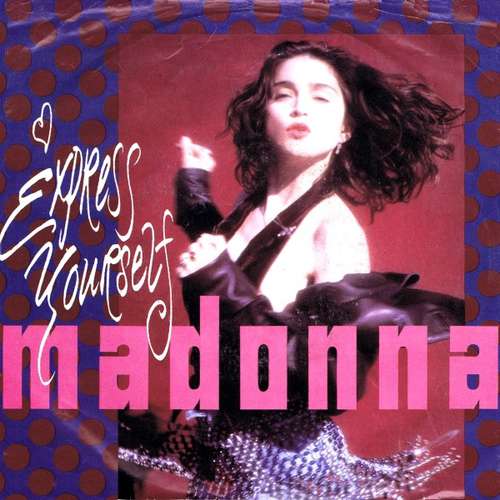 Cover Madonna - Express Yourself (7, Single, Lar) Schallplatten Ankauf