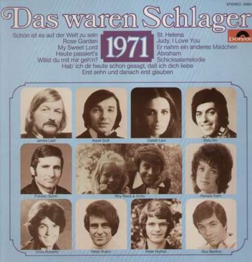 Cover Various - Das Waren Schlager 1971 (LP, Comp, Club) Schallplatten Ankauf