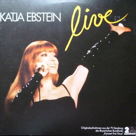 Cover Katja Ebstein - Live (2xLP, Album) Schallplatten Ankauf