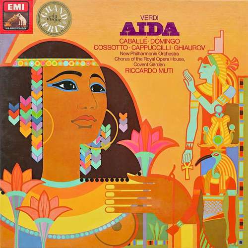 Cover Giuseppe Verdi - Aida (3xLP, Quad + Box, Quad, Club) Schallplatten Ankauf