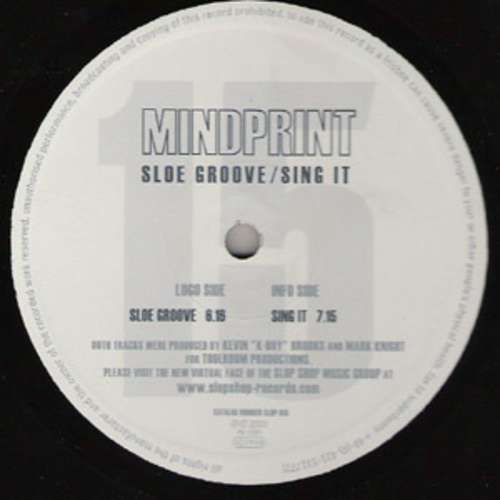 Cover Mindprint - Sloe Groove / Sing It (12) Schallplatten Ankauf