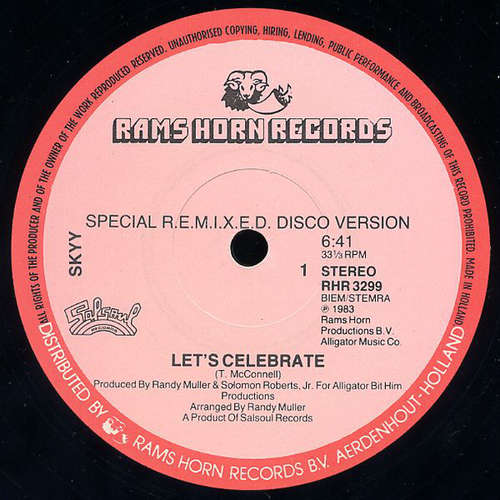 Cover Skyy - Let's Celebrate (12) Schallplatten Ankauf