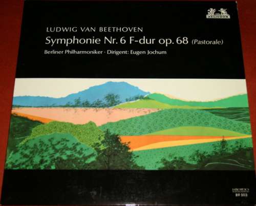 Cover Beethoven* - Berliner Philharmoniker, Jochum* - Symphonie Nr.6 F-Dur Op.68 (Pastorale) (LP) Schallplatten Ankauf