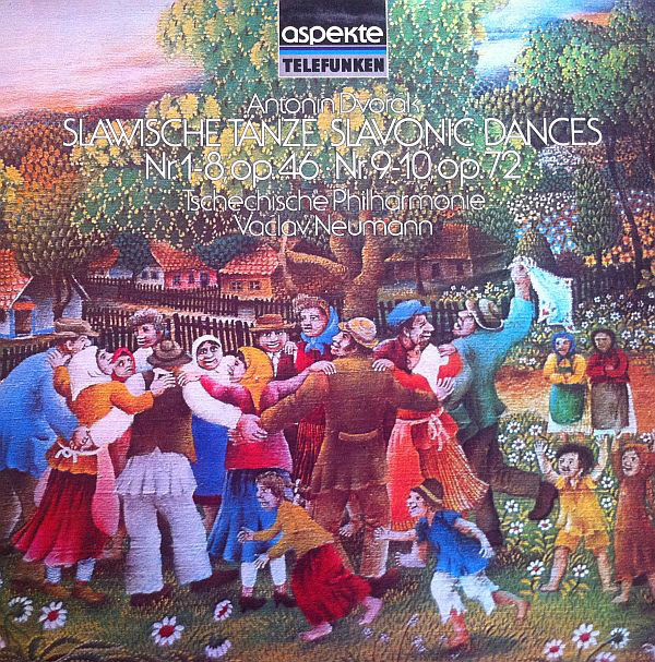 Cover Antonín Dvořák / Tschechische Philharmonie* / Václav Neumann - Slawische Tänze - Slavonic Dances: Nr. 1-8, Op.46 - Nr. 9-10, Op.72 (LP) Schallplatten Ankauf
