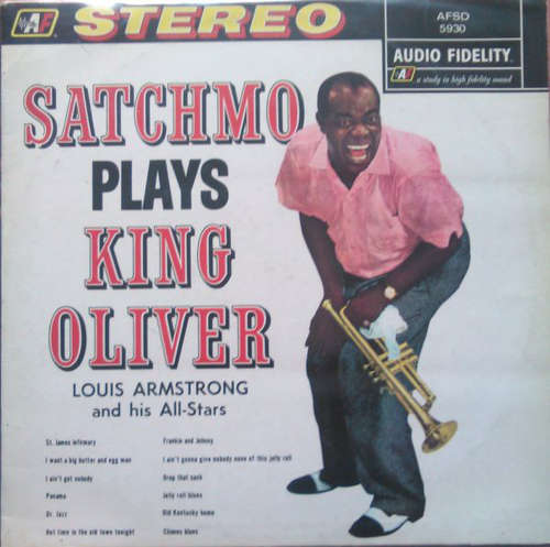 Cover Louis Armstrong & His Orch.* - Satchmo Plays King Oliver (LP, Album) Schallplatten Ankauf