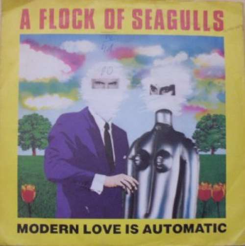 Cover A Flock Of Seagulls - Modern Love Is Automatic (7, Single) Schallplatten Ankauf