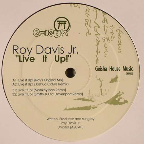 Cover Roy Davis Jr. - Live It Up! (12) Schallplatten Ankauf