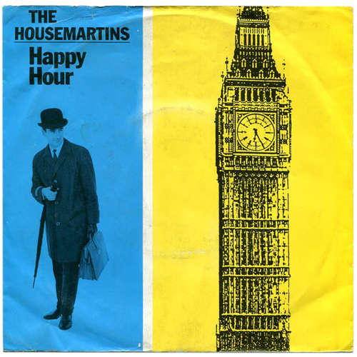 Cover The Housemartins - Happy Hour (7, Single) Schallplatten Ankauf