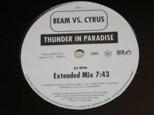 Cover Thunder In Paradise Schallplatten Ankauf