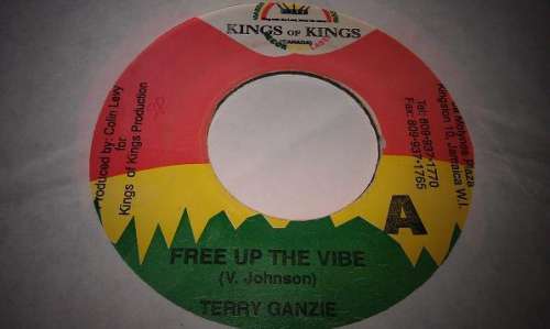Cover zu Terry Ganzie - Free Up The Vibe (7) Schallplatten Ankauf
