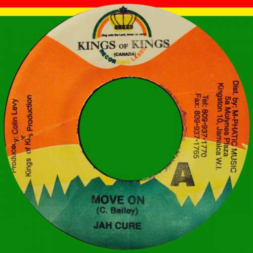 Cover Jah Cure - Move On (7) Schallplatten Ankauf