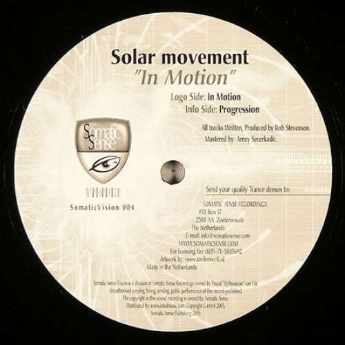 Cover Solar Movement - In Motion (12) Schallplatten Ankauf