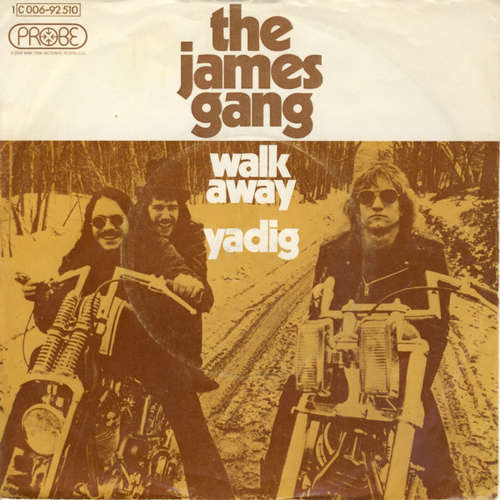 Cover The James Gang* - Walk Away / Yadig (7) Schallplatten Ankauf