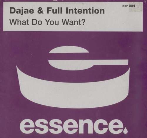Cover Dajae* & Full Intention - What Do You Want? (12) Schallplatten Ankauf