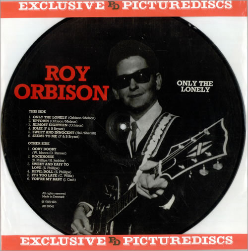 Cover Roy Orbison - Only The Lonely (LP, Comp, Pic) Schallplatten Ankauf
