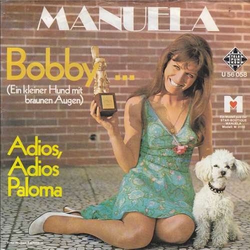 Cover Manuela (5) - Bobby ... (Ein Kleiner Hund Mit Braunen Augen) (7, Single) Schallplatten Ankauf