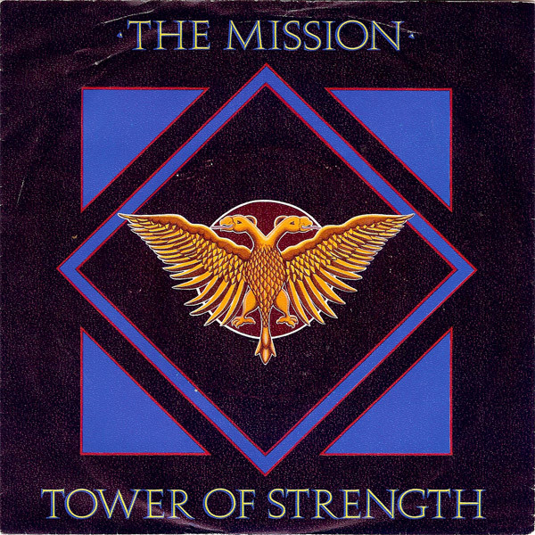 Cover The Mission - Tower Of Strength (7, EP, Blu) Schallplatten Ankauf