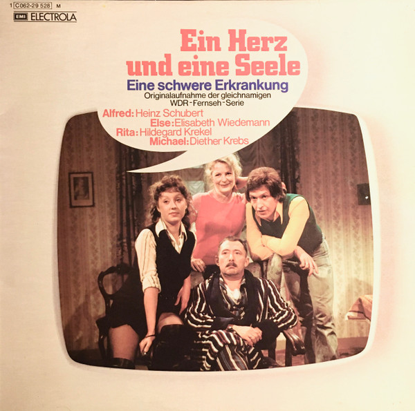 Cover Wolfgang Menge - Ein Herz Und Eine Seele - Eine Schwere Erkrankung (Original Aufnahme Der Gleichnamigen WDR-Fernseh-Serie) (LP) Schallplatten Ankauf