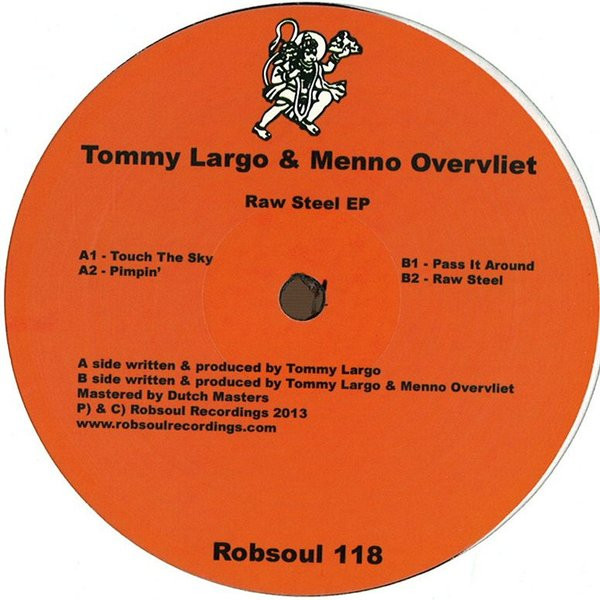 Cover Tommy Largo & Menno Overvliet - Raw Steel EP (12, EP) Schallplatten Ankauf