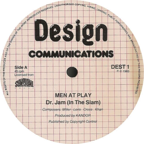 Cover Men At Play - Dr. Jam (In The Slam) (12, Single) Schallplatten Ankauf