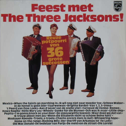 Cover The 3 Jacksons - Feest Met The Three Jacksons (LP, Album, RP) Schallplatten Ankauf