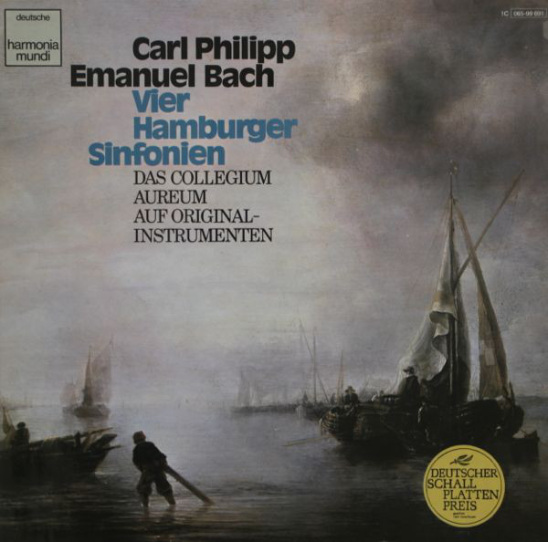 Cover Carl Philipp Emanuel Bach, Das Collegium Aureum Auf Originalinstrumentalen* - Vier Hamburger Sinfonien (LP) Schallplatten Ankauf