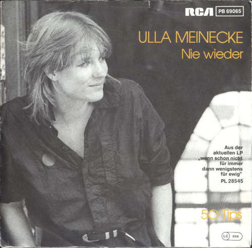 Cover Ulla Meinecke - Nie Wieder (7, Single) Schallplatten Ankauf