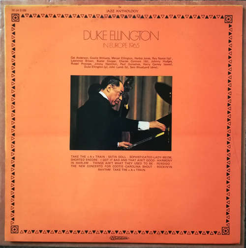 Cover Duke Ellington - In Europe 1965 (LP) Schallplatten Ankauf