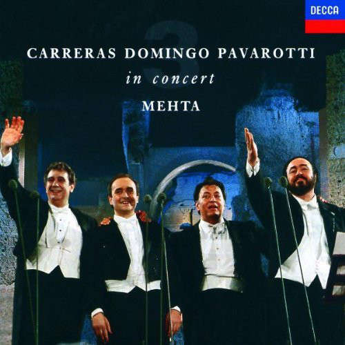 Cover Carreras*, Domingo*, Pavarotti*, Mehta* - In Concert (CD, Album, PDO) Schallplatten Ankauf