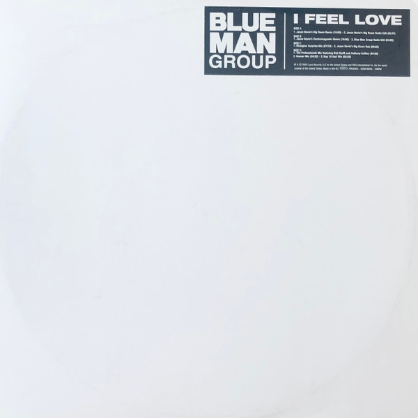 Cover Blue Man Group - I Feel Love (2x12, Maxi) Schallplatten Ankauf