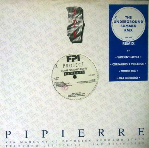 Cover FPI Project - Come On (And Do It) (Remixes) (12) Schallplatten Ankauf