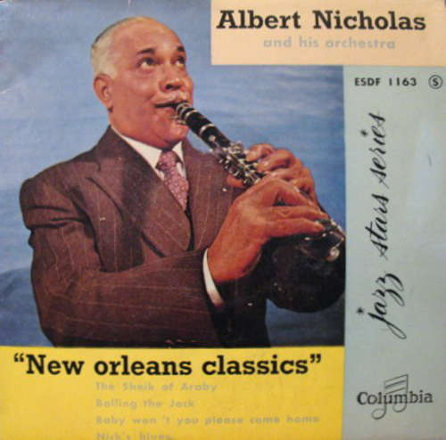 Cover Albert Nicholas And His Orchestra - New Orléans Classics (7, EP) Schallplatten Ankauf