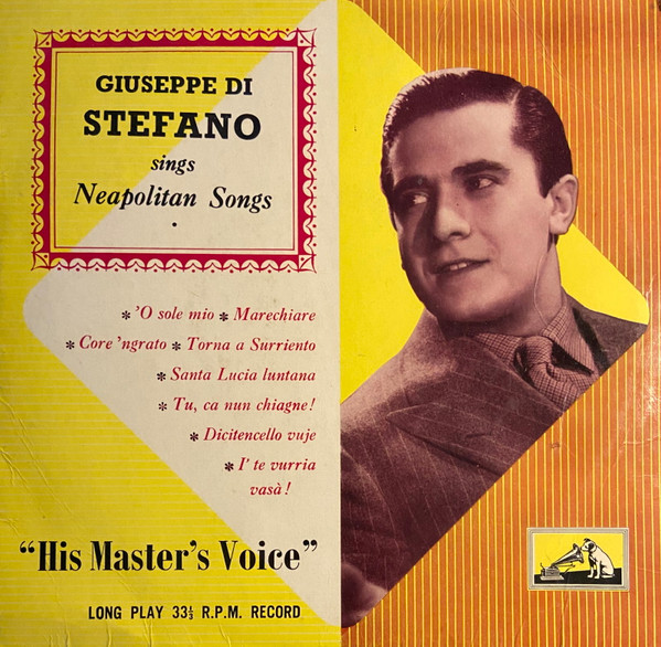 Cover Giuseppe Di Stefano - Giuseppe Di Stefano Sings Neapolitan Songs (10, Album) Schallplatten Ankauf