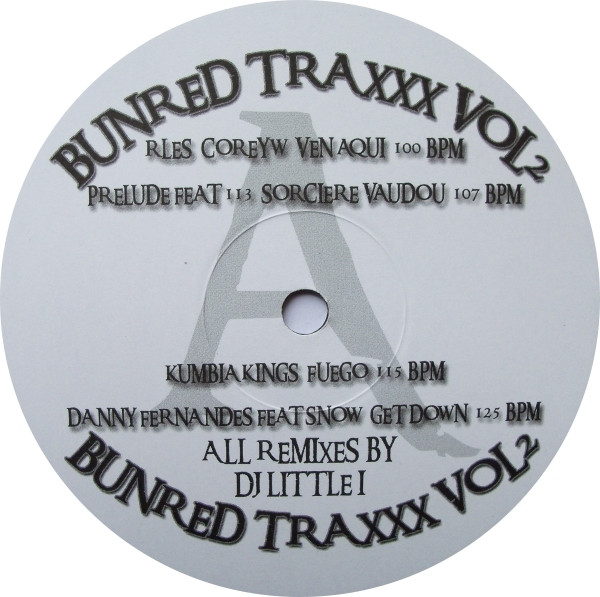 Cover DJ Little I - Bunred Traxxx Vol. 2 (12) Schallplatten Ankauf