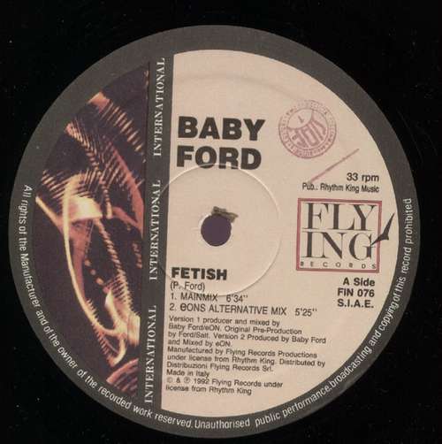 Cover Baby Ford - Fetish (12) Schallplatten Ankauf