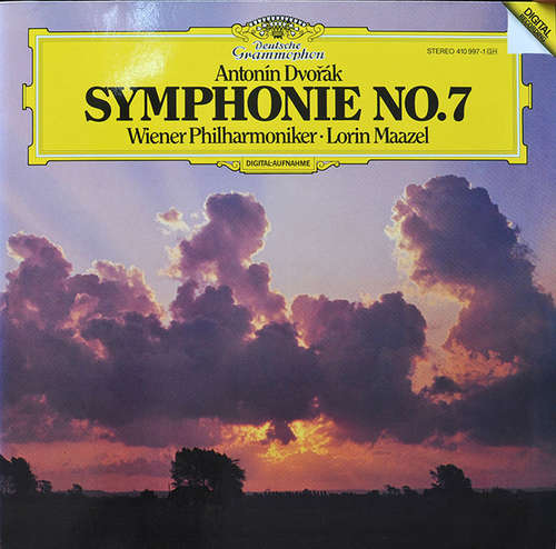 Cover Antonín Dvořák, Lorin Maazel, Wiener Philharmoniker - Symphonie No. 7  (LP) Schallplatten Ankauf