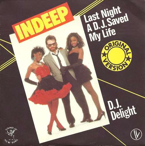 Cover Indeep - Last Night A D.J. Saved My Life (7, Single) Schallplatten Ankauf