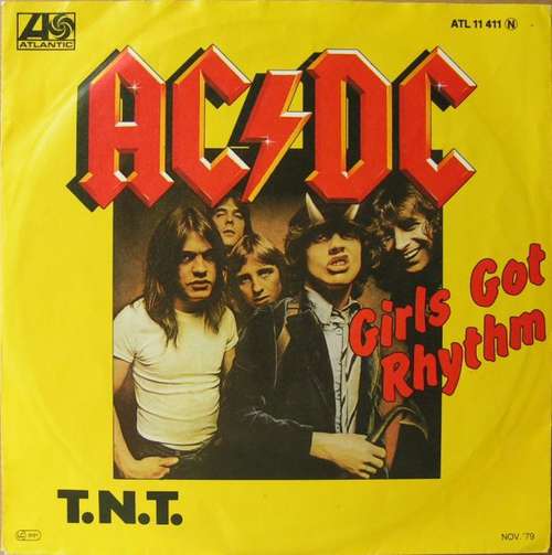 Cover AC/DC - Girls Got Rhythm (7, Single) Schallplatten Ankauf