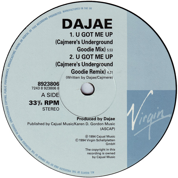 Bild Dajae* - U Got Me Up (12, Single) Schallplatten Ankauf