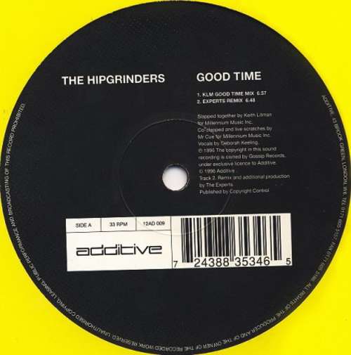 Cover The Hipgrinders - Good Time (12) Schallplatten Ankauf