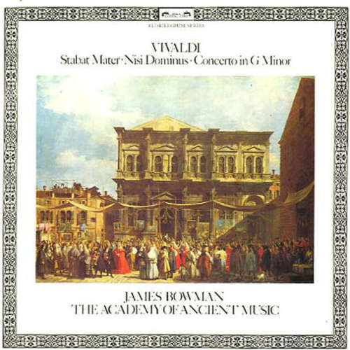 Cover Vivaldi* - James Bowman (2), The Academy Of Ancient Music - Stabat Mater • Nisi Dominus • Concerto In G Minor (LP) Schallplatten Ankauf