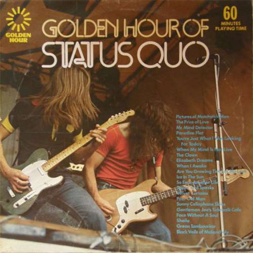 Cover Status Quo - Golden Hour Of Status Quo (LP, Comp, Emb) Schallplatten Ankauf