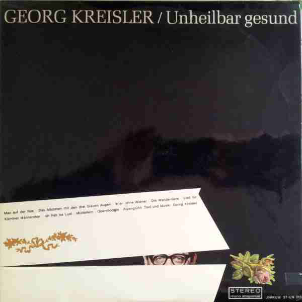 Cover Georg Kreisler - Unheilbar Gesund (LP, Album) Schallplatten Ankauf