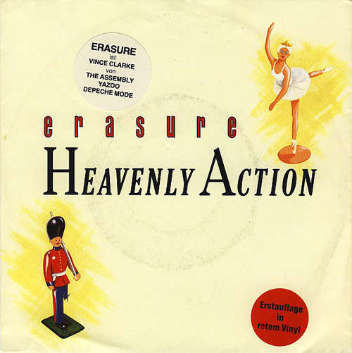Cover Erasure - Heavenly Action (7, Single, Red) Schallplatten Ankauf