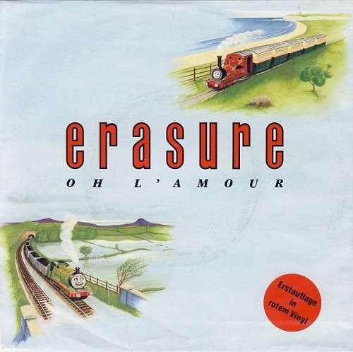 Cover Erasure - Oh L'Amour (7, Single, Red) Schallplatten Ankauf